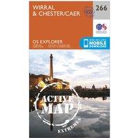 Explorer Active 266 Wirral & Chester Map With Digital Version, Orange