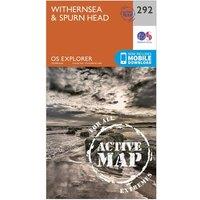 Explorer Active 292 Withernsea & Spurn Head Map With Digital Version, Orange