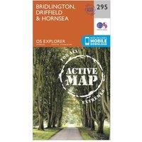 Explorer Active 295 Bridlington, Driffield & Hornsea Map With Digital Version, Orange