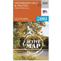 Explorer Active 300 Howardian Hills & Malton Map With Digital Version, Orange