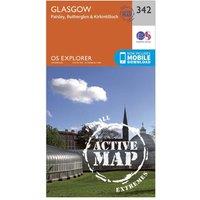 Explorer Active 342 Glasgow Map With Digital Version, Orange