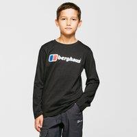 Logo Long Sleeve T-Shirt Junior, Black