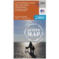 Explorer Active 254 Lleyn Peninsula East Map With Digital Version, Orange