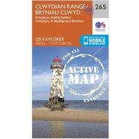Explorer Active 265 Clwydian Range, Prestatyn, Mold & Ruthin Map With Digital Version, Orange
