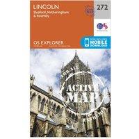 Explorer Active 272 Lincoln Map With Digital Version, Orange