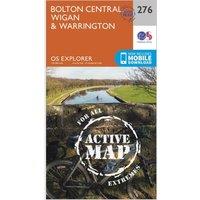 Explorer Active 276 Bolton, Wigan & Warrington Map With Digital Version, Orange