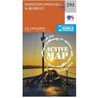 Explorer Active 293 Kingston upon Hill & Beverley Map With Digital Version, Orange