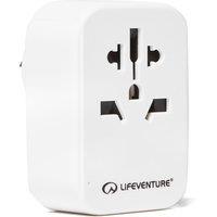 World to Australia/China Adapter and USB, White