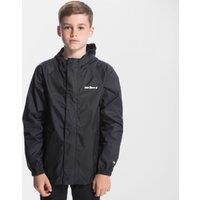 Kids Packable Waterproof Jacket Black, Black