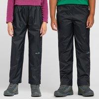 Kids' Unisex Waterproof Over Trousers, Black
