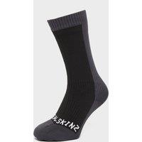 Waterproof Cold Weather Mid Length Sock, Black