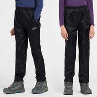 Kids Packable Waterproof Pants Black, Black