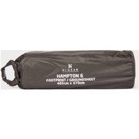 Hampton 6 Tent Footprint, Black