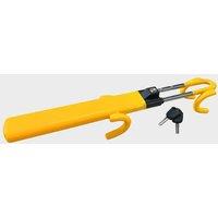 Double Hook Steering Wheel Lock, Yellow