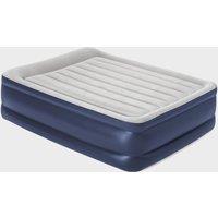 High Rise Flock King Size Airbed, Navy