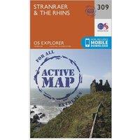 Explorer Active 309 Stranraer & The Rhins Map With Digital Version, Orange