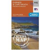 Explorer Active 446 Durness & Cape Wrath Map With Digital Version, Orange