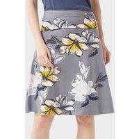 Women's Malmo Floral Skirt, Grey