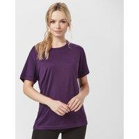 Women's Short Sleeve Thermal Crew, Purple