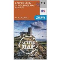 Explorer Active 112 Launceston & Holsworthy Map With Digital Version, Orange