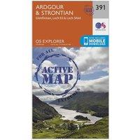 Explorer Active 391 Ardgour & Strontian Map With Digital Version, Orange