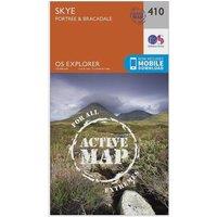 Explorer Active 410 Skye - Portree & Bracadale Map With Digital Version, Orange