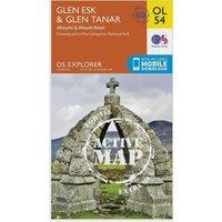 Explorer OL 54 Active D Glen Esk & Glen Tanar, Orange