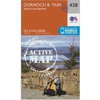 Explorer Active 483 Dornoch & Tain Map With Digital Version, Orange