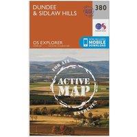 Explorer Active 380 Dundee & Sidlaw Hills Map With Digital Version, Orange