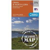 Explorer Active 376 Oban & North Lorn Map With Digital Version, Orange