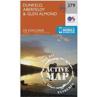 Explorer Active 379 Dunkfeld, Aberfeldy & Glen Almond Map With Digital Version, Orange