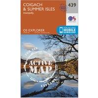 Explorer Active 439 Coigach & Summer Isles Map With Digital Version, Orange