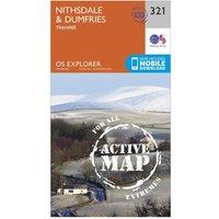 Explorer Active 321 Nithsdale & Dumfries Map With Digital Version, Orange