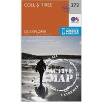 Explorer Active 372 Coll & Tiree Map With Digital Version, Orange
