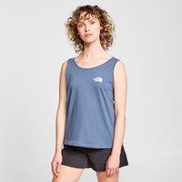 Women's Simple Dome Tank Top, Blue