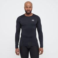 Men's HeatGear Armour Compression Long Sleeve Tee, Black