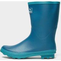 Women's Trim Wellies Short, Green