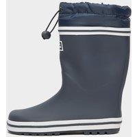 Kids' Fleece Cuff Wellies, Navy