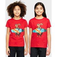 Kids' Surf Rabbit T-Shirt, Pink