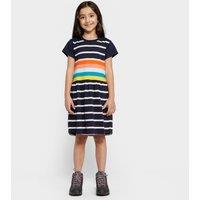 Kids' Striped Dress, Navy