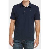 Men's Medal Short Sleeved Polo, Blue