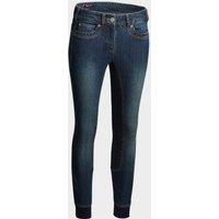 Women's Halo Denim Full Seat Breeches, Blue