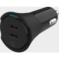 PowerVolt PD40 Dual-Port USB-C Car Charger, Black