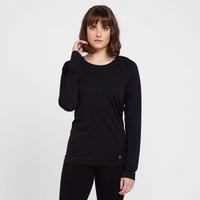 Women's All Season Long Sleeve Baselayer Top, Black