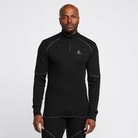 Men's Active X-Warm Crew Half Zip Baselayer, Black