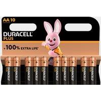 AA Plus Batteries (Pack of 10), Black