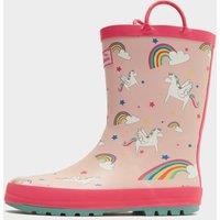 Kids' Unicorn Wellington Boots, Pink
