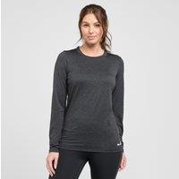 Women's Active Long Sleeve T-Shirt, Black