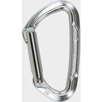 Lime Straight Gate Carabiner, Silver