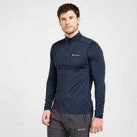 Men's Dart XT Thermal Zip Neck Long Sleeved Top, Navy